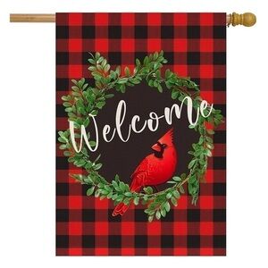 New in package Christmas garden flag